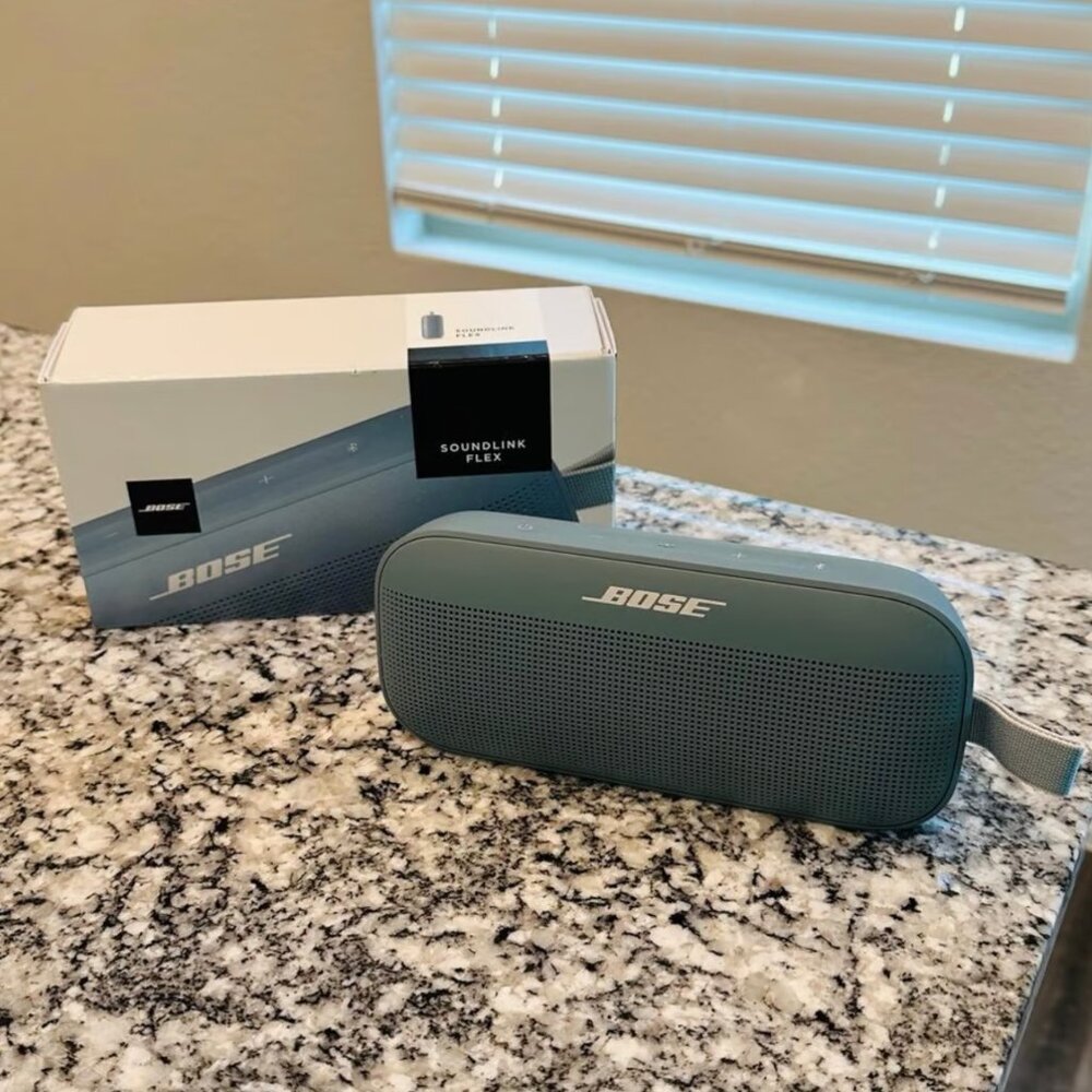 Bose SoundLink Flex Portable Bluetooth Waterproof Dustproof Speaker - Stone Blue